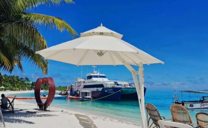 Bluemerlin HSC at Bangaram Island